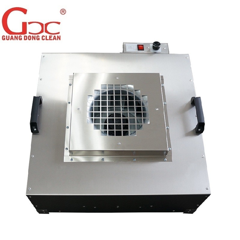 Galvalume Fan Filter Unit For Clean Room Ceiling Fan Powered Hepa Air