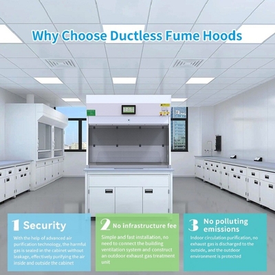 Portable Self Contained Ductless Fume Cupboard Laboratory Carbon Filter