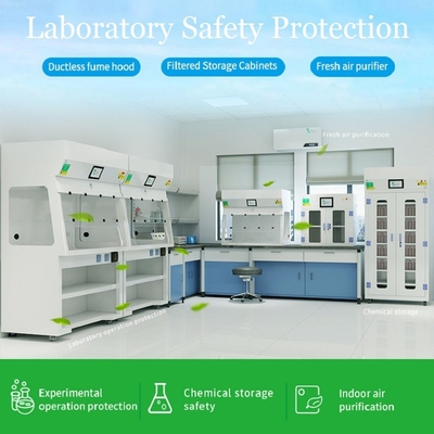 Ductless Chemical Fume Hood Safety Mobile Fume Cupboard For Laboratory