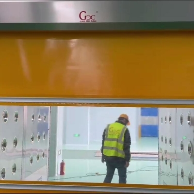 GCC Cargo Clean Room Air Shower With PVC Shutter Door With Photoelectric Sensor