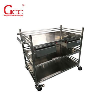 Manufacturer Hospital Or Food Industry Stainless Steel Trolley For Easy Sliding