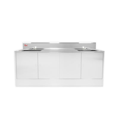 Custom Durable 304 Stainless Steel Hospital Medical Laboratory Scrub Sink
