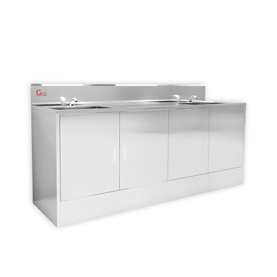 Custom Durable 304 Stainless Steel Hospital Medical Laboratory Scrub Sink
