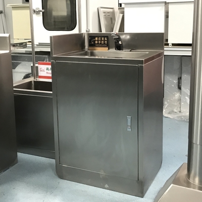 Single-Person Stainless Steel Handwashing Sink