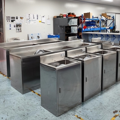 Single-Person Stainless Steel Handwashing Sink