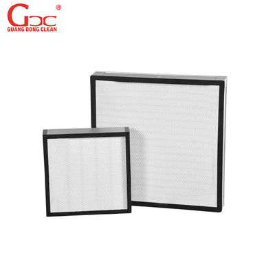HEPA H13 Cleanroom Air Filter Glass Fiber Bag With Aluminum Frame