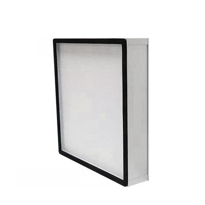 HEPA H13 Cleanroom Air Filter Glass Fiber Bag With Aluminum Frame