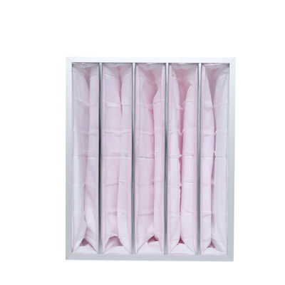 Thin frame F8 2050m3/h Cleanroom Air Filter / Air Bag Filter