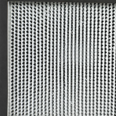 Heat Resistant 1500m3/h 14.38m2 High Efficiency Hepa Filter H14