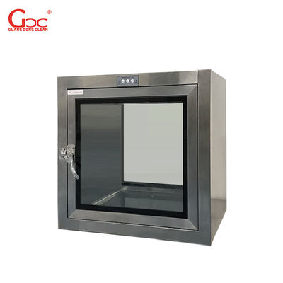 Stainless Steel 220V 50HZ L600mm Cleanroom Pass Through Chambers
