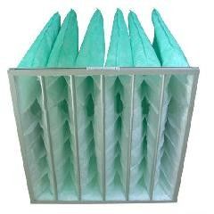 Thin frame F8 2050m3/h Cleanroom Air Filter / Air Bag Filter
