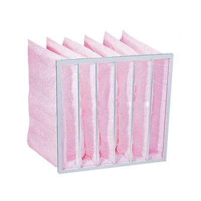 2.65m2 Area Synthetic Bag Filter , EN779 Pocket Bag Air Filters Medium Efficiency