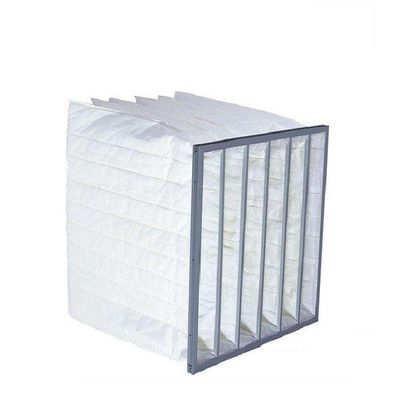 2.65m2 Area Synthetic Bag Filter , EN779 Pocket Bag Air Filters Medium Efficiency