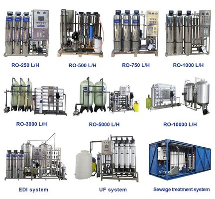ISO RO Water Treatment Equipment / Industrial Water Treatment Systems