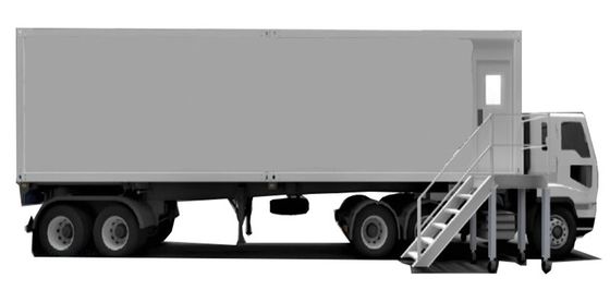 Vehicle Mounted PCR Clean Room / Single Cabin Mobile Clean Room Trailer