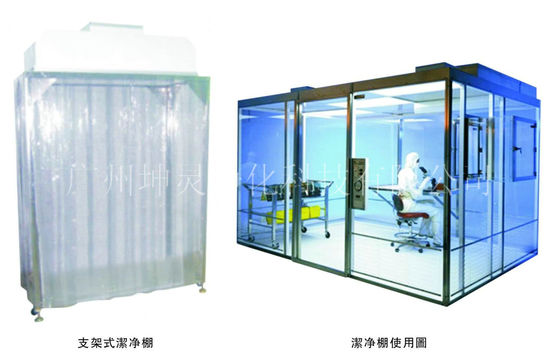 ISO 14644-1 Standard Iso7 Modular Clean Room For Electronic Workshop