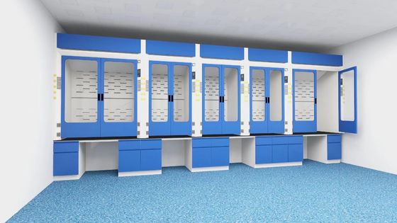 1200m3/H Chemical Steel Bench Top Fume Hood For Cleanroom