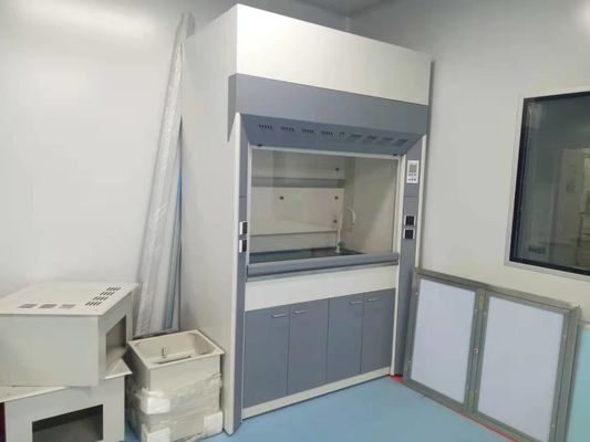 65dB Noise Lab Full Steel Pp Fume Hood Alkali Resistant 1200m3/H