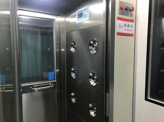 Four Person Automatic Control Stainless Steel Air Shower Corrosion Resistance
