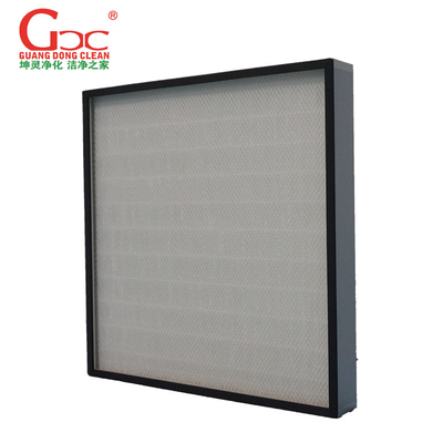 HEPA H14 Cleanroom Air Filter Glass Fiber Bag With Aluminum Frame