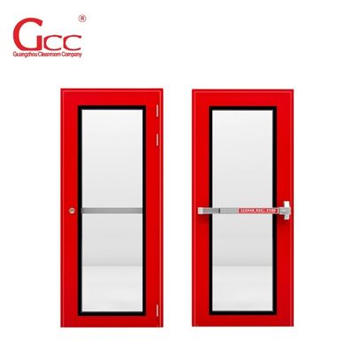 Cleanroom Fire Exit Door with Panic Hardware | Safe & GMP Compliant