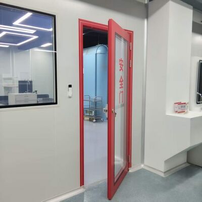 Cleanroom Fire Exit Door with Panic Hardware | Safe & GMP Compliant