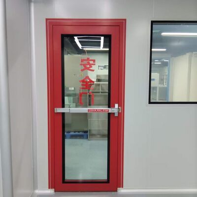 Cleanroom Fire Exit Door with Panic Hardware | Safe & GMP Compliant